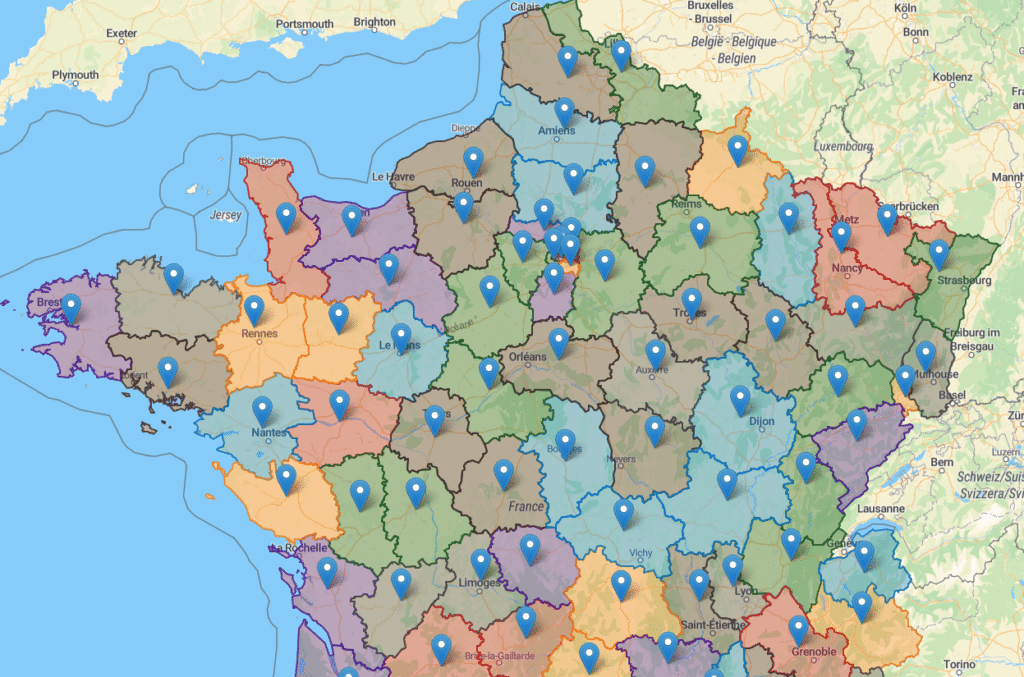 Importer Des Zones Administratives Departements Regions Cantons Smappen