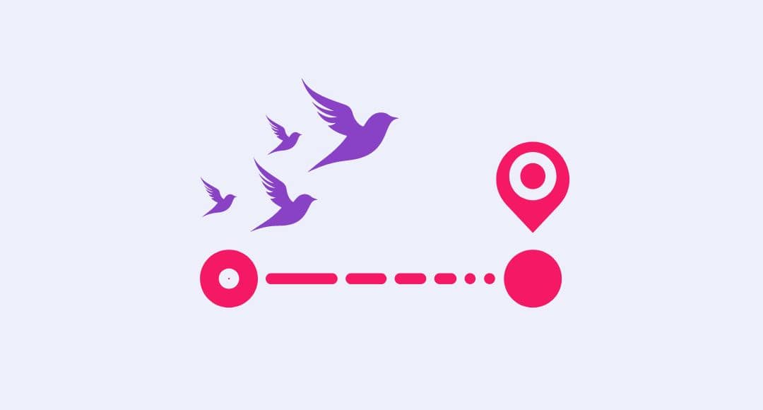 Comment calculer une distance à vol d’oiseau ? smappen