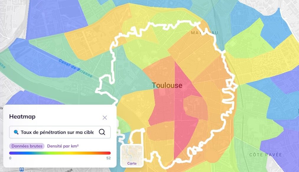 Integration Hubspot Smappen - afficher la heatmap avec vos données CRM