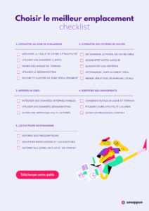 Choisir le meilleur emplacement - Checklist