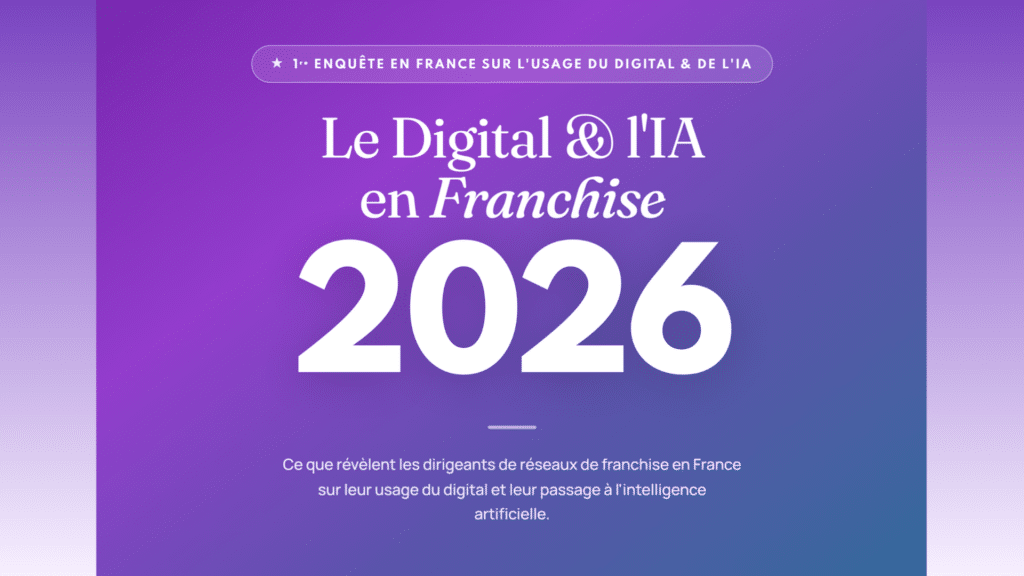 Enquête : Le digital et l'IA en franchise en 2026 - Smappen X Legaleo